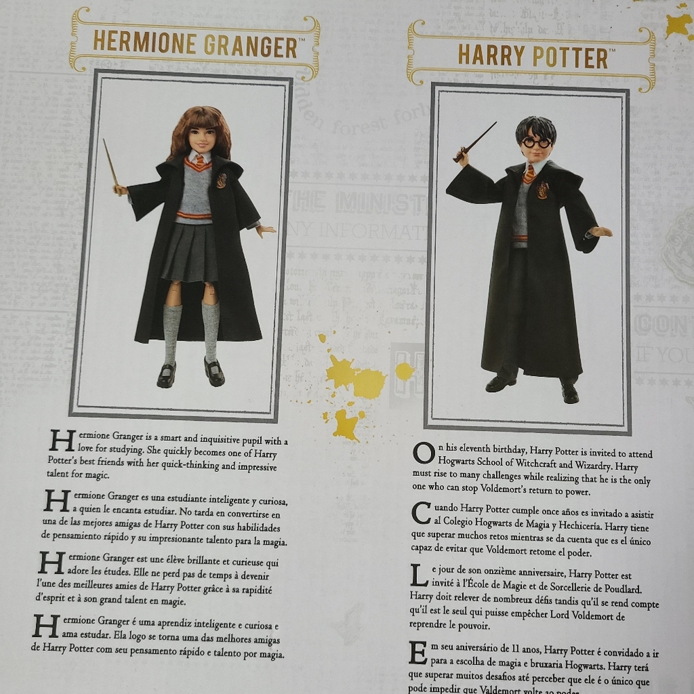 New/Sealed Harry Potter Dolls Mattel Complete Set of 5 Wizarding World - Picture 7 of 12